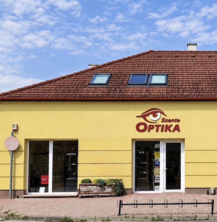 A Szente Optika kisbéri üzlete